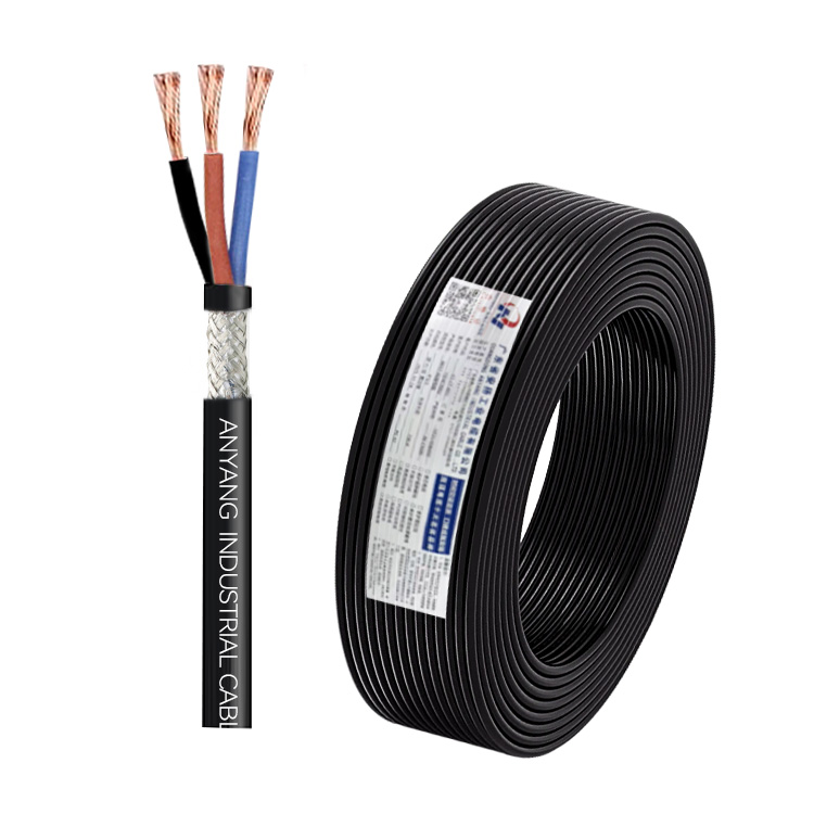 Flexible Control Cable with Tinned Copper Wire Braid Resistant